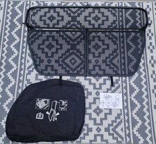 GENUINE SAAB 93 9-3  CONVERTIBLE 2004-2012 WIND DEFLECTOR & STORAGE BAG PRISTINE