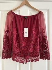 BNWT - Lipsy Lace Bardot Top