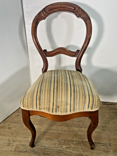 Antique walnut chair - antique,