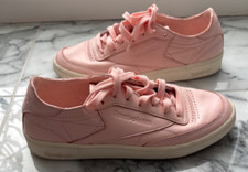 REEBOK Womens Club C 85 DCN USED Trainers Size 4UK PINK