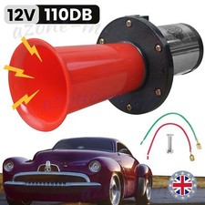 LOUD AHOOGA/OOGA ANTIQUE VINTAGE CLASSIC OLD STYLE CAR/TRUCK AIR HORN DC 12V RED
