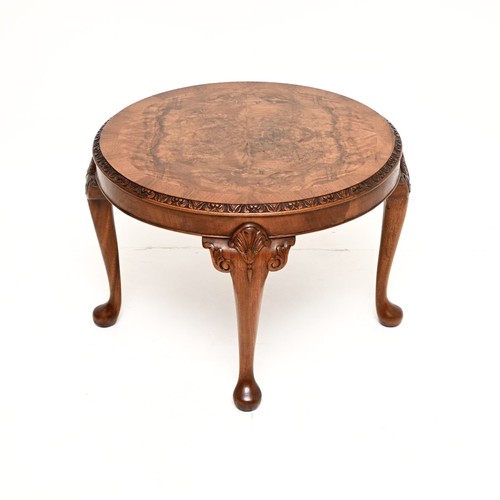 Antique burr walnut coffee - antique,