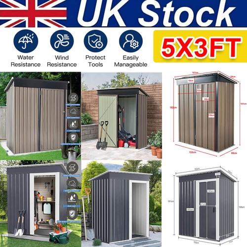 3ft metal garden shed - 3ft,