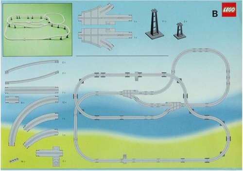 Lego train tracks railway - train,