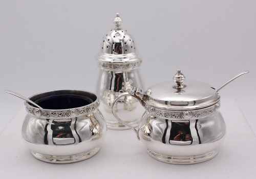 Sterling silver cruet - sterling, set