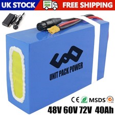 UPP 48V 60V 72V 40Ah Ebike