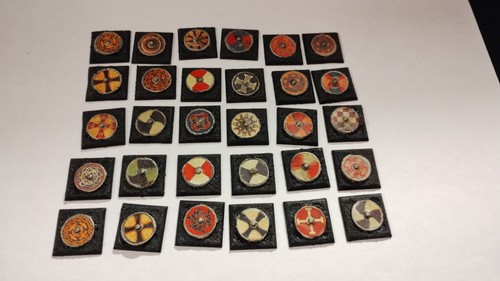 28mm shield markers lion - shield,