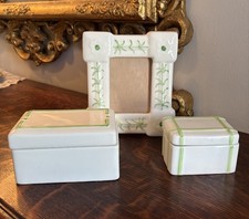 VTG Ceramic Frame & 2 Lidded