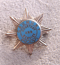 Gaumont Cinema Staff "COURTESY and SERVICE" theatre employees star enamel badge