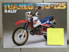 APRILIA TUAREG RALLY 125 250 1980's GERMAN BROCHURE PROSPEKT ROTAX