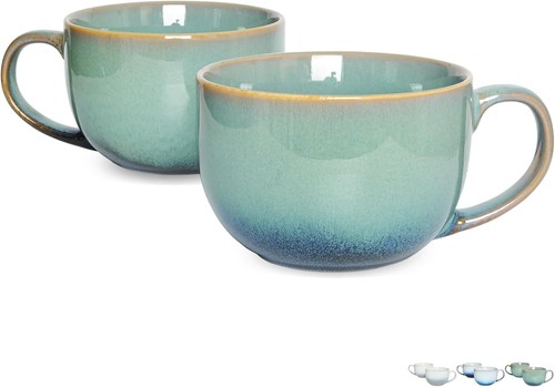 Ceramic large coffee mug - large,
