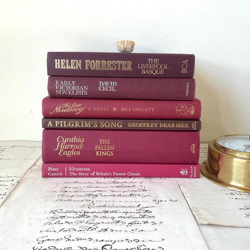 Burgundy vintage hardback - vintage,