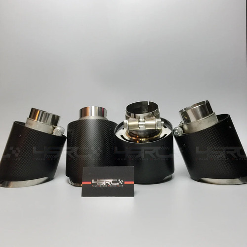 Carbon fibre exhaust tips - carbon, tail
