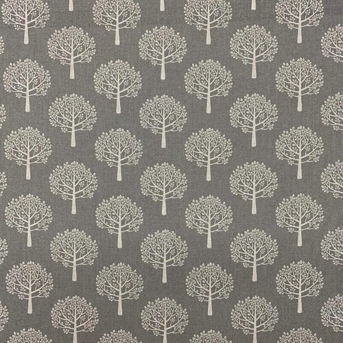 Mulberry trees fabric grey - mulberry,