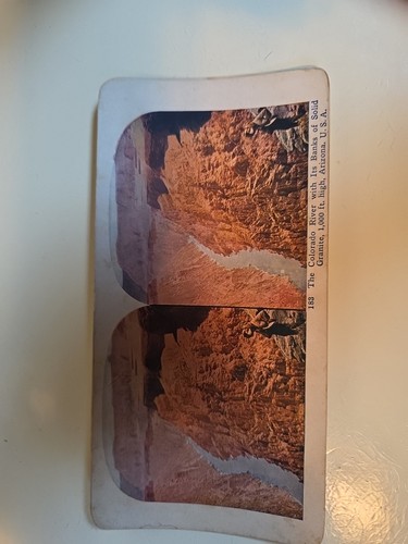Stereoscope the colorado river - the,