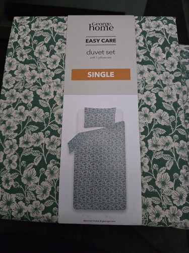 Single duvet set george green - single,