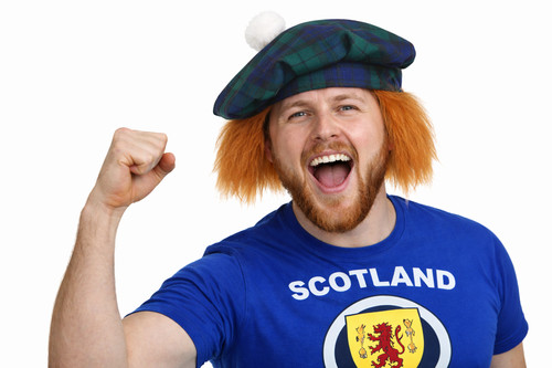 Adults tartan army tam - army,