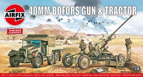 Airfix a02314v bofors 40mm gun - airfix,