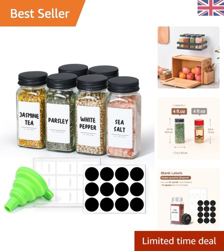 120ml glass spice - glass, jars