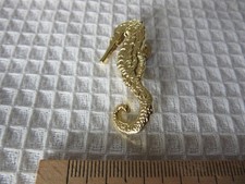 Seahorse brooch pin badge  (#