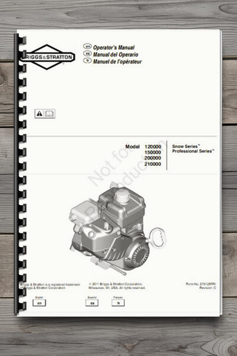 Briggs stratton snow series - stratton,