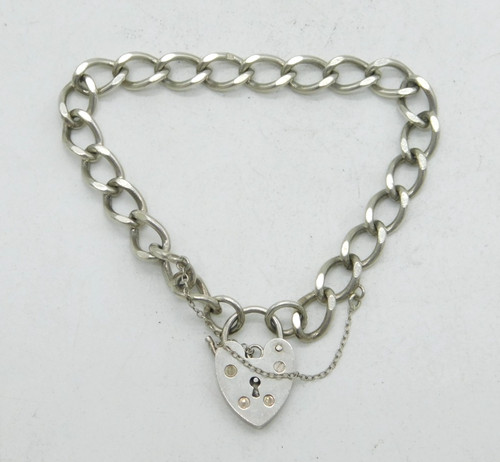 Sterling silver curb link - sterling,