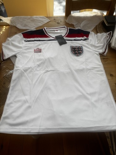 1982 england home shirt - england,