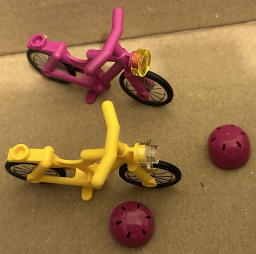Lego bicycle bike hire - bicycle, helmet