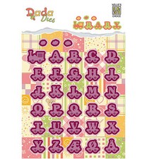 Alphabet train letters - cutting die DADA baby dies - Nellie Snellen (DDD005)