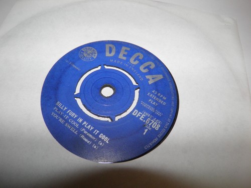 Billy fury play cool - fury-, it