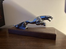 Lovely Old Jaguar Mascot On Iroko Mount