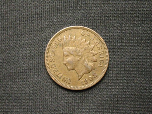 Old copper coin - copper, xf