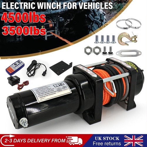 12v 4500lbs electric winch - 12v,