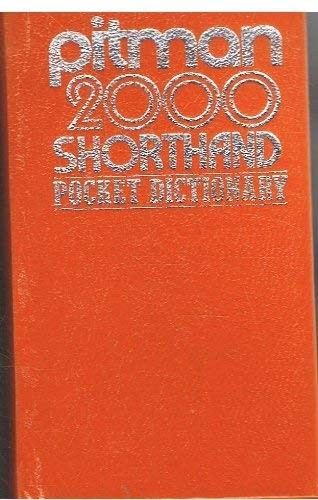 Pitman 2000 shorthand pocket - pitman,