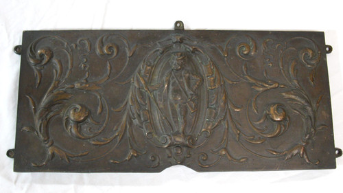 Cast iron fireback panel - fireback,