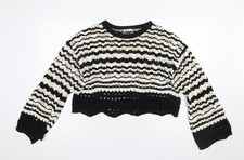 ZARA Womens Black White