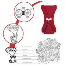 Red Engine Cam Gear Lock