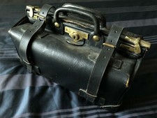 Asprey Black Leather Gladstone