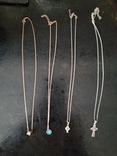 Bundle Of Silver Necklaces