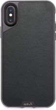 Mous Limitless Case for iPhone X and iPhone XS Black Leather & Screen Protector