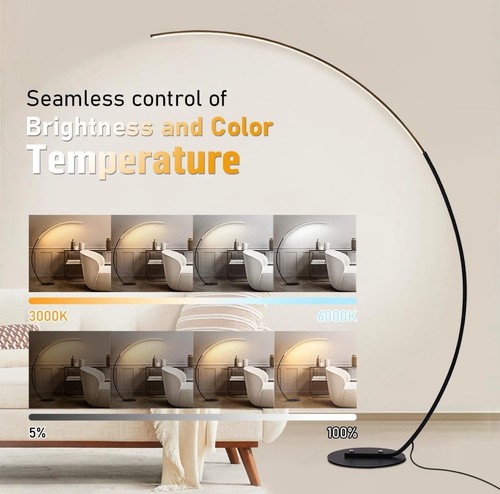 Dimmable arc floor lamp for - floor,