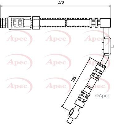 Apec front right brake - right,
