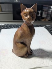 Lovely polished wooden cat