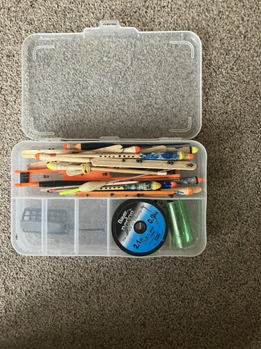 Vintage fishing floats box - fishing, in