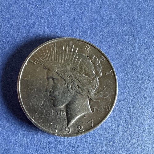 1927 peace dollar - d,