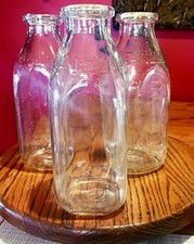Vintage Uni Pak Milk Bottles