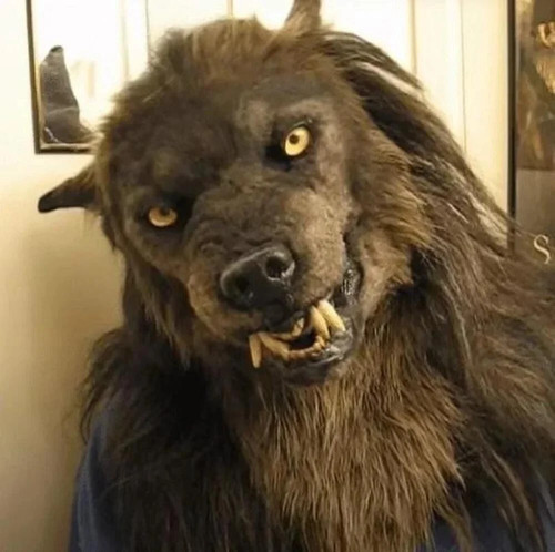 Super realistic werewolf mask - realistic,