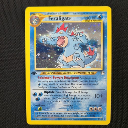 1st edition feraligatr 111 - 1st, 5/111