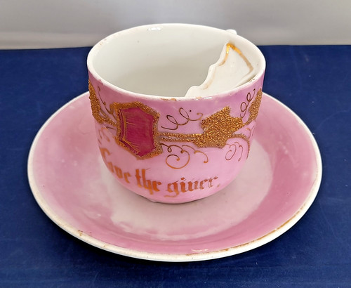 Victorian mustache cup and - mustache,