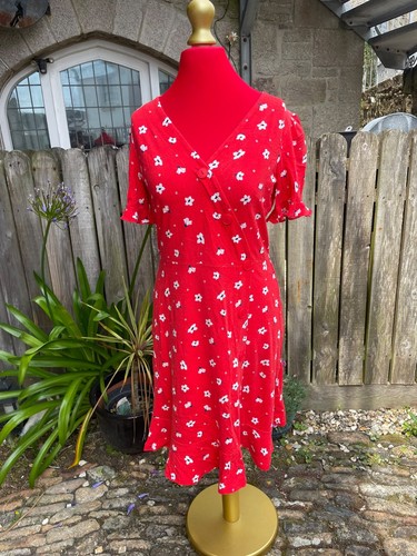 Roman red floral - roman,